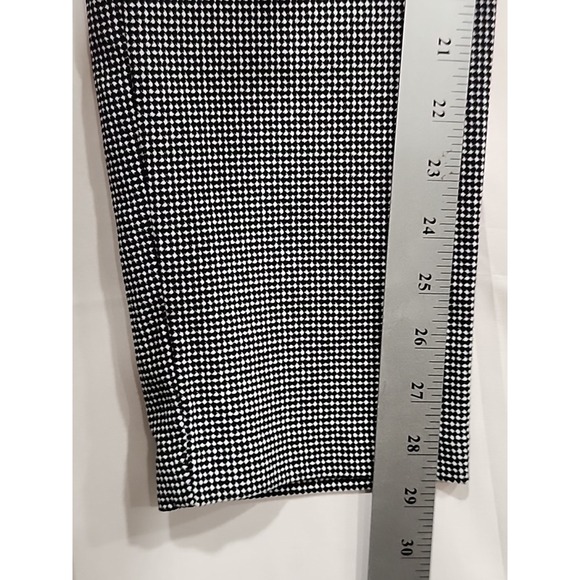 Calvin Klein Pants Womens Size 10, Black/White Dotted, 4 Pocket, Belt Loops - Picture 7 of 10